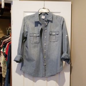 J Crew perfect fit jean shirt